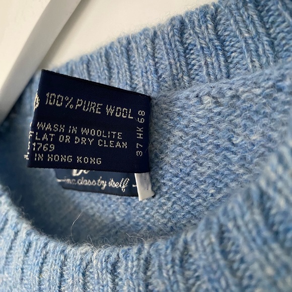 SOLD Vintage Woodstock by Bernard 100% Virgin Shetland Wool Sweater - Picture 6 of 6